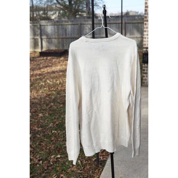 Chaps Flag Sweater NWT White - Picture 5 of 5